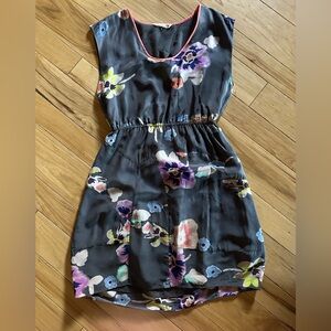 Rebecca Taylor Silk Floral Dress